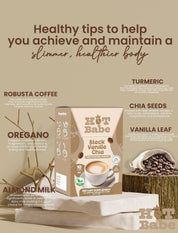 Hot Babe Black Vanilla Chia (10 Sachets) by Kiray Celis