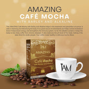 IAMWORLDWIDE Amazing Cafe MOCHA Coffee with Barley & Alkaline Blend