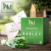 2 Boxes IAM Worldwide Amazing Pure Organic Barley Powdered Drink Mix