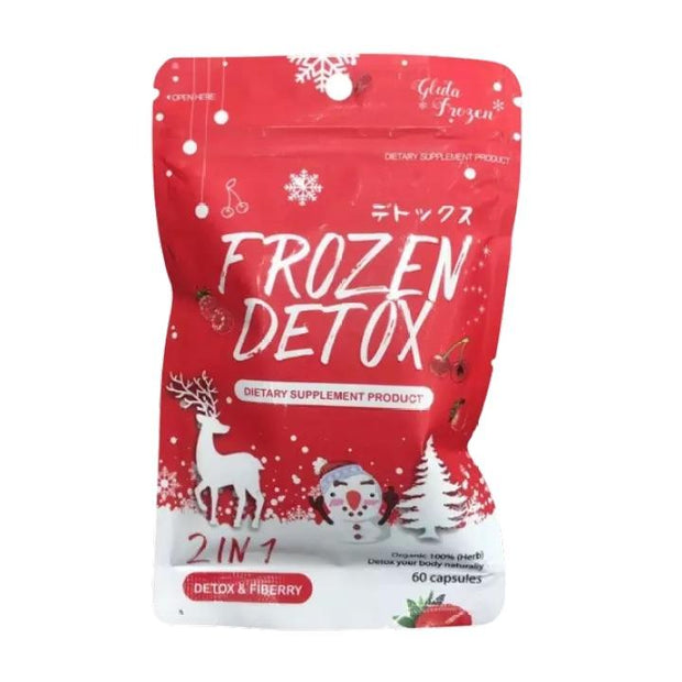 2 Pack Frozen Detox 2in1 Detox & Fiberry 60 Capsules