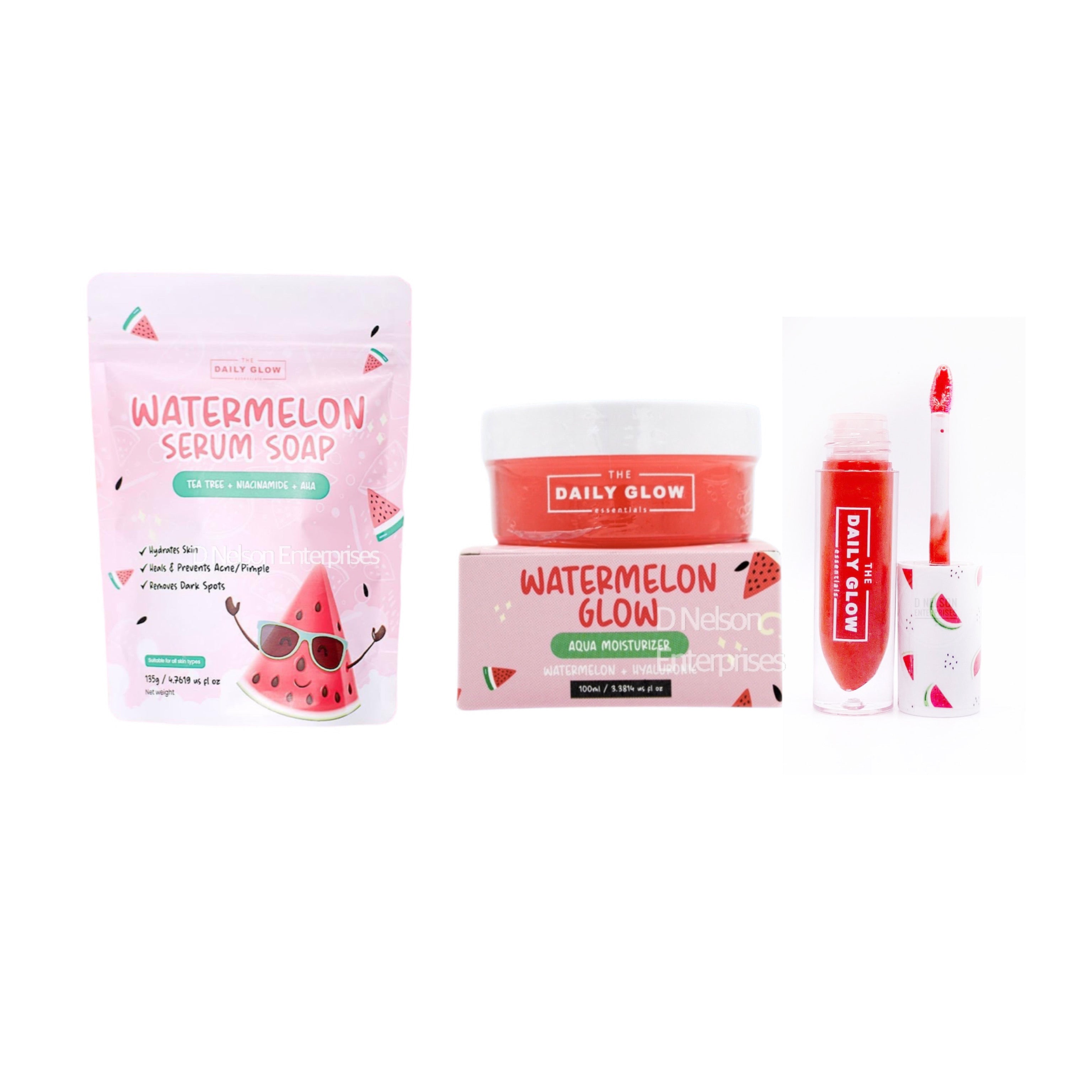 The Daily Glow Essentials Watermelon Trio