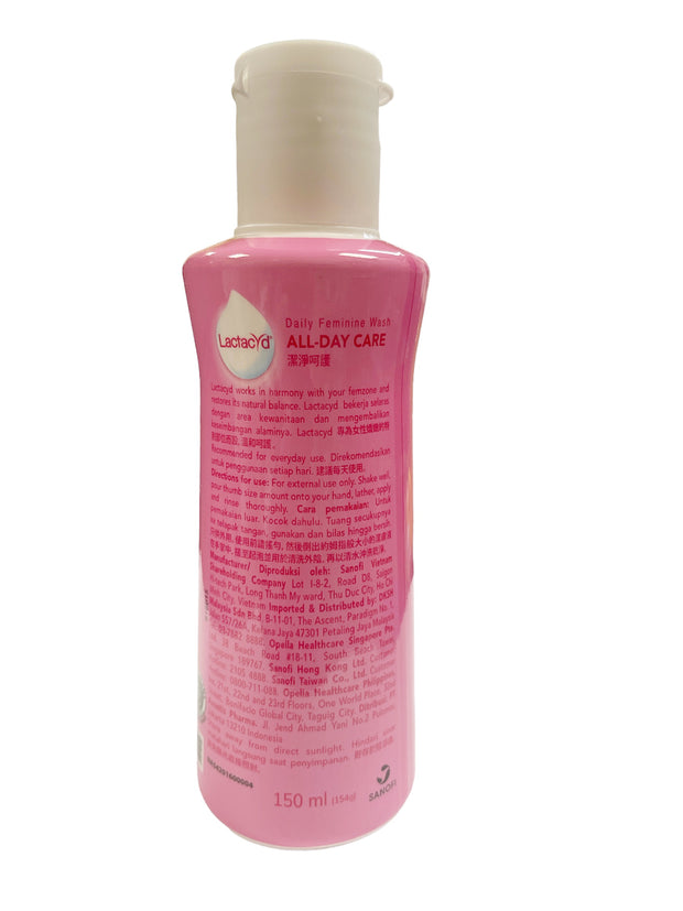 Lactacyd All-Day Care Daily Feminine Wash, 150ml