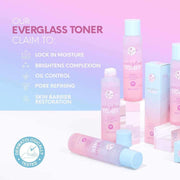 Sereese Beauty Everglass Toner, Milk Glaze Instant Hydrator & Poreless White Serum