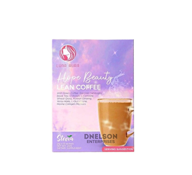 50 Sachets Luna Aura HOPE BEAUTY Lean Coffee