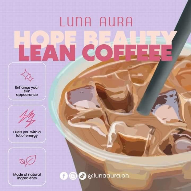 50 Sachets Luna Aura HOPE BEAUTY Lean Coffee