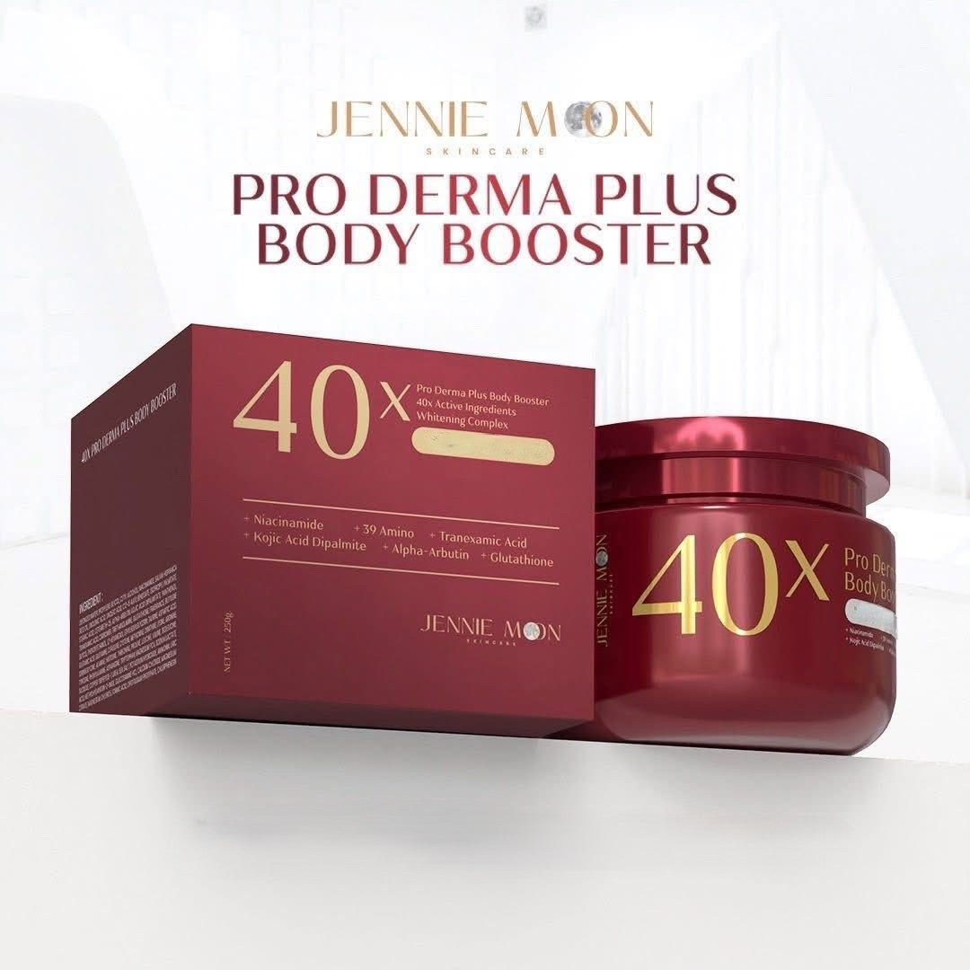 Jennie Moon 40X Pro Derma Plus Body Booster - Lightweight Gel-Cream Moisturizer with 40X Active Ingredients Complex - 250g