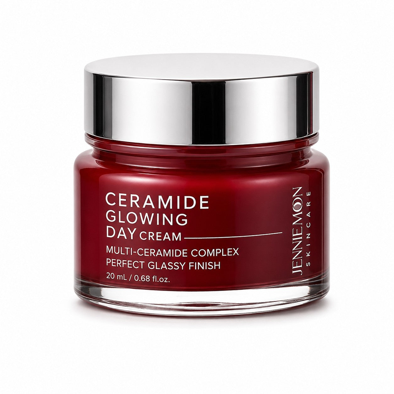 Jennie Moon Ceramide Glowing Day Cream 20ml with Vitamin E for a nourished and healthy-looking complexion.
