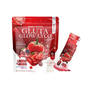 Jennie Moon Gluta Glow Lyco Blink liposomal glutathione drink powder with lycopene and CoQ10 in 30 sachets format