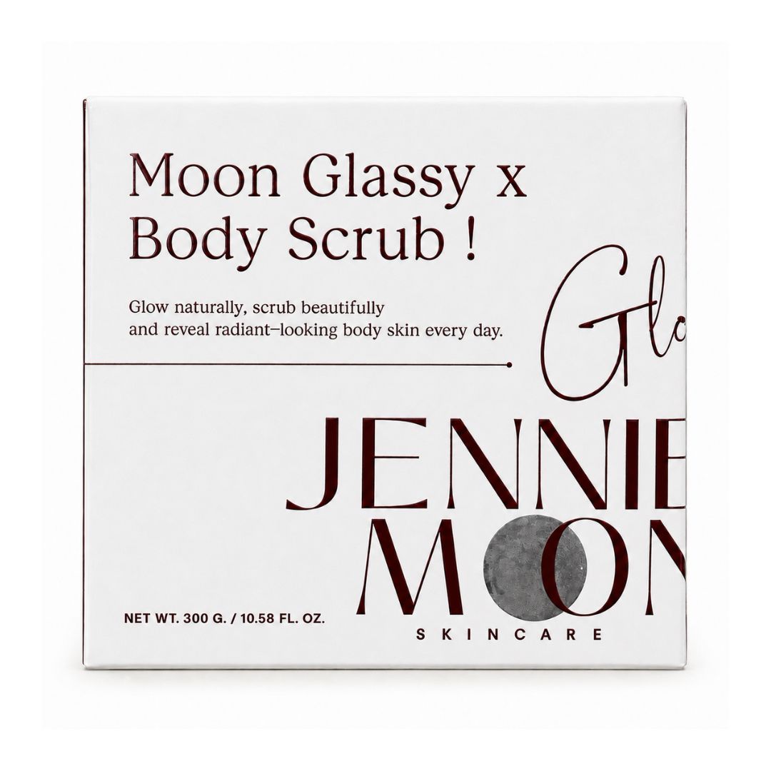 Jennie Moon Moon Glassy X Body Scrub 300g for a polished and refreshed body-care routine