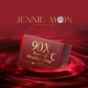 JENNIE MOON C 90X Moonlight Facial Soap 160g – 20 Natural Oils, Avocado Complex, Amino Acids, Niacinamide, Vitamin C & E, Glutathione, Hyaluronic Acid