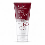 Jennie Moon Sun Protection Body Bright UV lightweight lotion for comfortable daily wear.