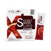 Jennie Moon X Secret Moro Lipo Shot with blood orange extract, 14 sachets