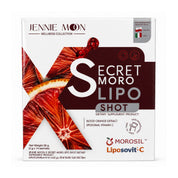 Jennie Moon X Secret Moro Lipo Shot featuring Morosil Italian blood orange extract