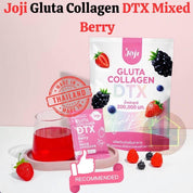 Joji Gluta Collagen DTX Plus Mixed Berry Drink Mix 10 Sachets refreshing mixed berry taste