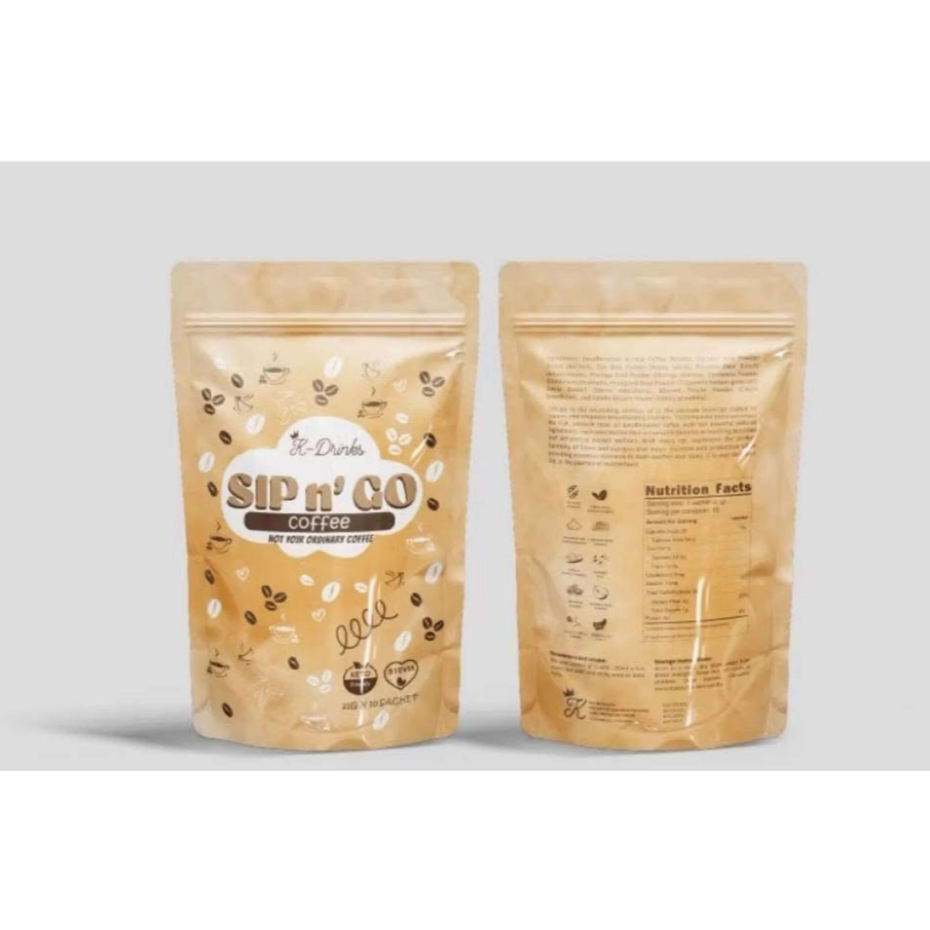K-Drinks N' GO Coffee Keto Mix is a low-carb beverage option
