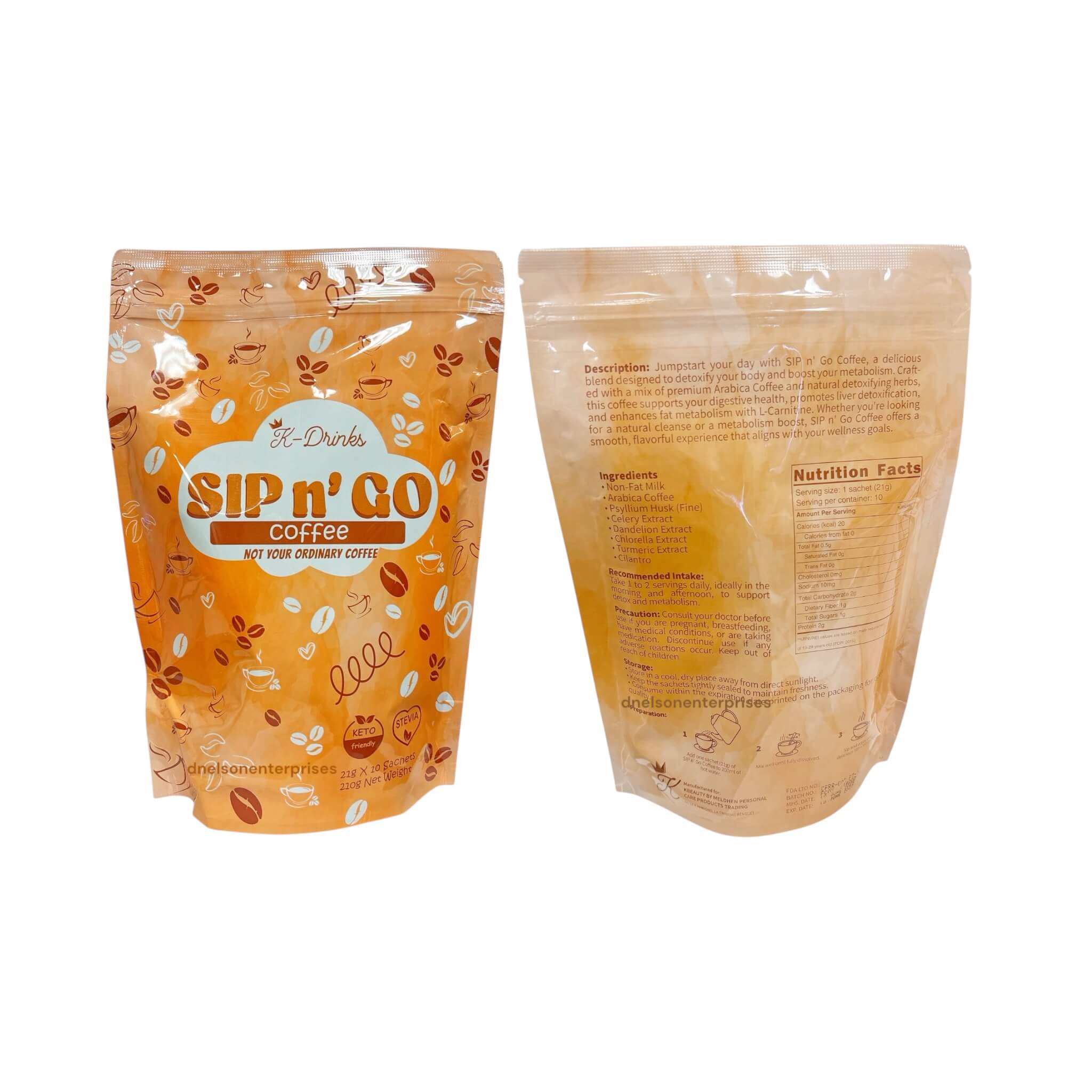 K-Drinks N' GO Coffee Keto Mix is easy to prepare in seconds