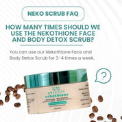 Kat Melendez Nekothione Face and Body Detox Coffee Scrub