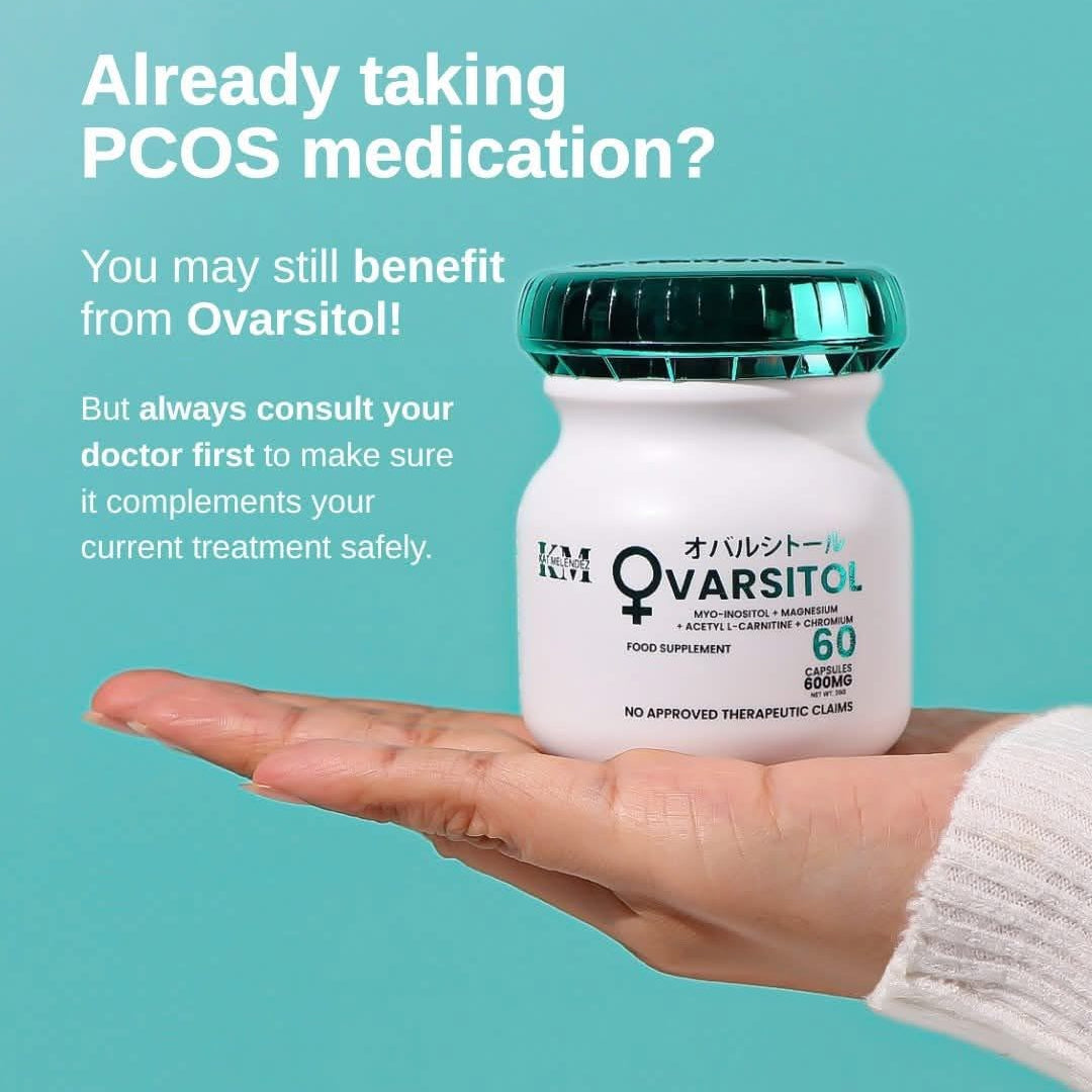 KAT MELENDEZ OVARSITOL Women’s Hormone Balance Supplement | Myo-Inositol + Magnesium + Acetyl L-Carnitine + Chromium | Supports Hormonal Health, Fertility & Metabolism | 60 Capsules