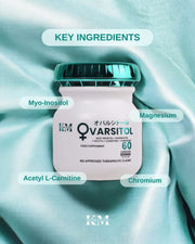 KAT MELENDEZ OVARSITOL Women’s Hormone Balance Supplement | Myo-Inositol + Magnesium + Acetyl L-Carnitine + Chromium | Supports Hormonal Health, Fertility & Metabolism | 60 Capsules