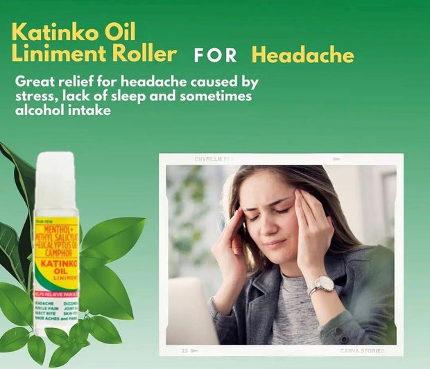 10 Pack Katinko Oil Liniment Rollerball Applicator, 10ml