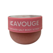Kavouge Shower Salt Body Scrub with Niacinamide and Sakura Scent 300g moisture-supporting body care formula