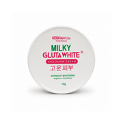 Keisha White Milky Gluta White Underarm Cream with moisturizing ingredients designed to keep skin feeling soft and comfortable.