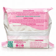 KEISHA White Skin Naturals Milky GlutaWhite Premium Soap 70g 10 Bars with niacinamide as part of its skin-conditioning cleansing formula.