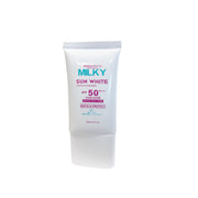 KEISHA White Skin Naturals Milky Sun White Premium Sunscreen SPF 50 PA+++ | Lightweight, Non-Greasy UVA/UVB Broad Spectrum – 30ml / 1.01 fl oz