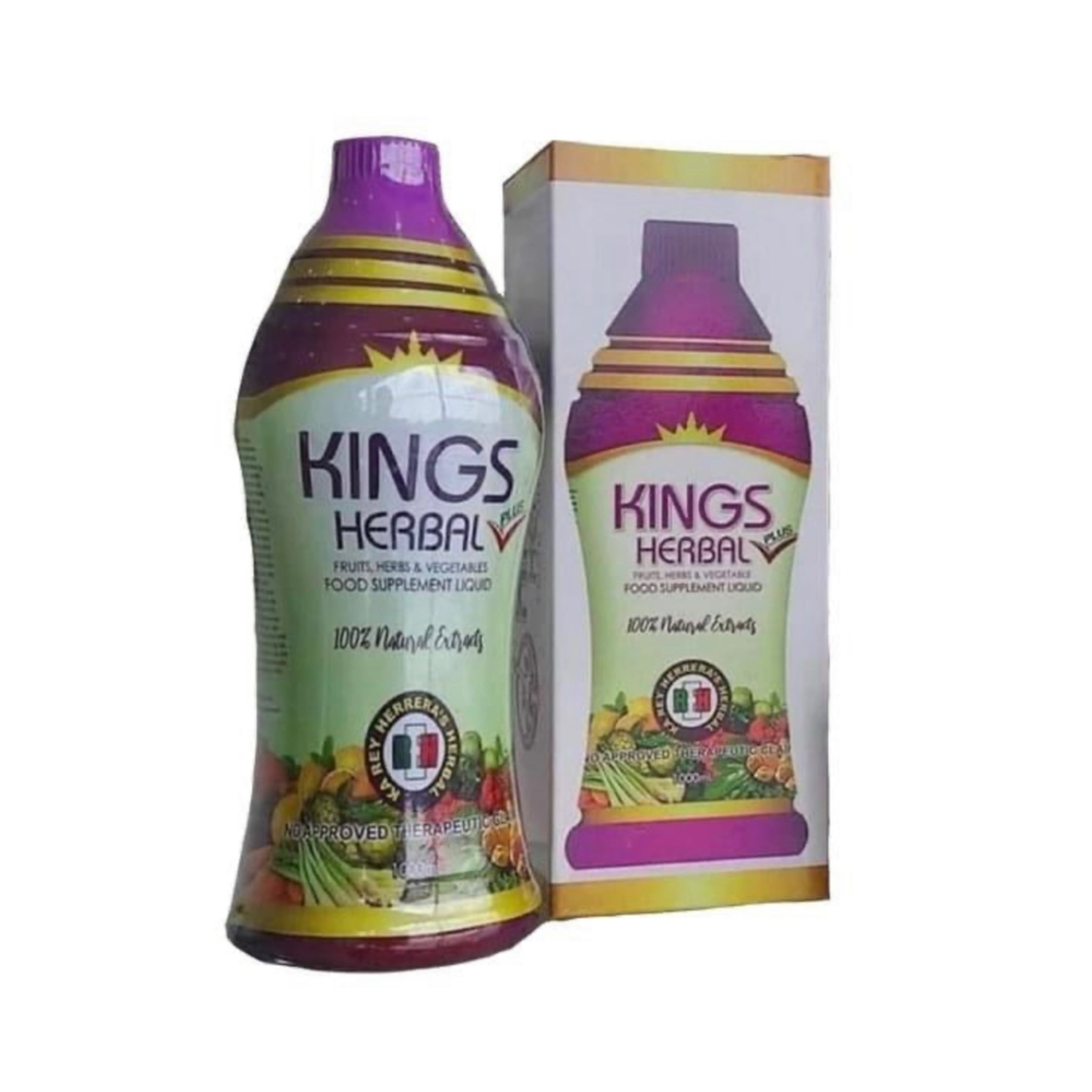 KINGS HERBAL Fruits Vegetables & Herb Fusion Food Supplement 1000ml