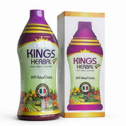 KINGS HERBAL Plus Fruits Vegetables & Herb Fusion Food Supplement 1000ml nutrient-rich liquid blend for daily wellness routine
