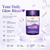 Kirameki Kirathione daily beauty and wellness supplement for a convenient capsule routine.