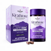 Kirameki Kirathione Glutathione, Collagen, Vitamin C and NMN food supplement with 63 capsules.