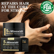 Kormesic 5% Minoxidil With Biotin Scalp Massage Cream nourishing scalp treatment with lightweight cream texture