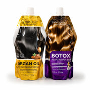 KORMESIC Professional Keratin Hair Mask Duo argan oil and botox treatment for deep nourishing hair care 350g x2