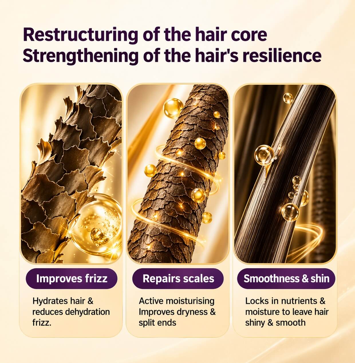 KORMESIC Professional Keratin Hair Mask Duo helps achieve smooth silky shiny healthy looking hair