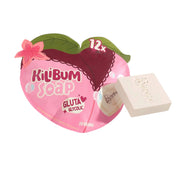 KSerene KiLiBUM Gluta Glycolic Soap 70g x 3 Bars – Gentle Exfoliating Bar with Glycolic, Kojic & Lactic Acid, Caviar Lime Extract, Glutathione 