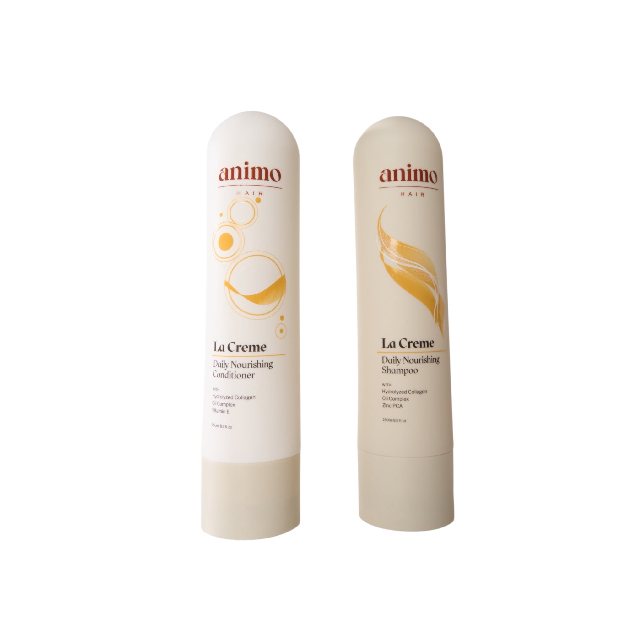 La Crème Animo Hair Daily Nourishing Shampoo & Conditioner Duo hydration care for all hair types