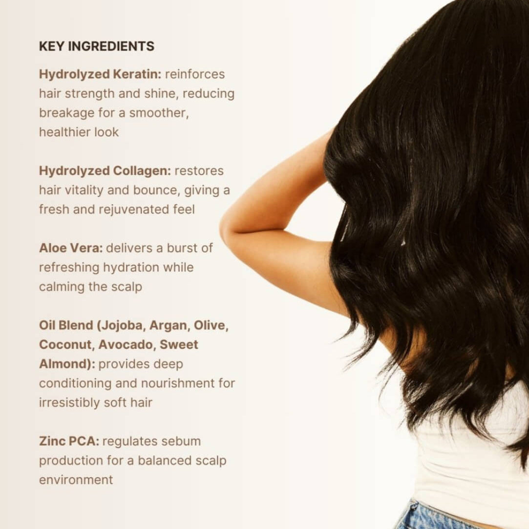 La Crème Daily Nourishing Shampoo 250ml leaves hair soft and smooth