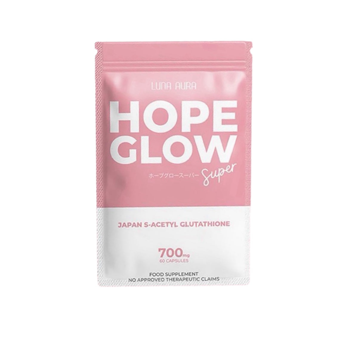 Glowing Skin Super Combo: Luna Aura HOPE GLOW Super 700mg & HOPE C D Nelson Enterprises Glowing Skin Super Combo: Luna Aura HOPE GLOW Super 700mg & HOPE C D Nelson Enterprises