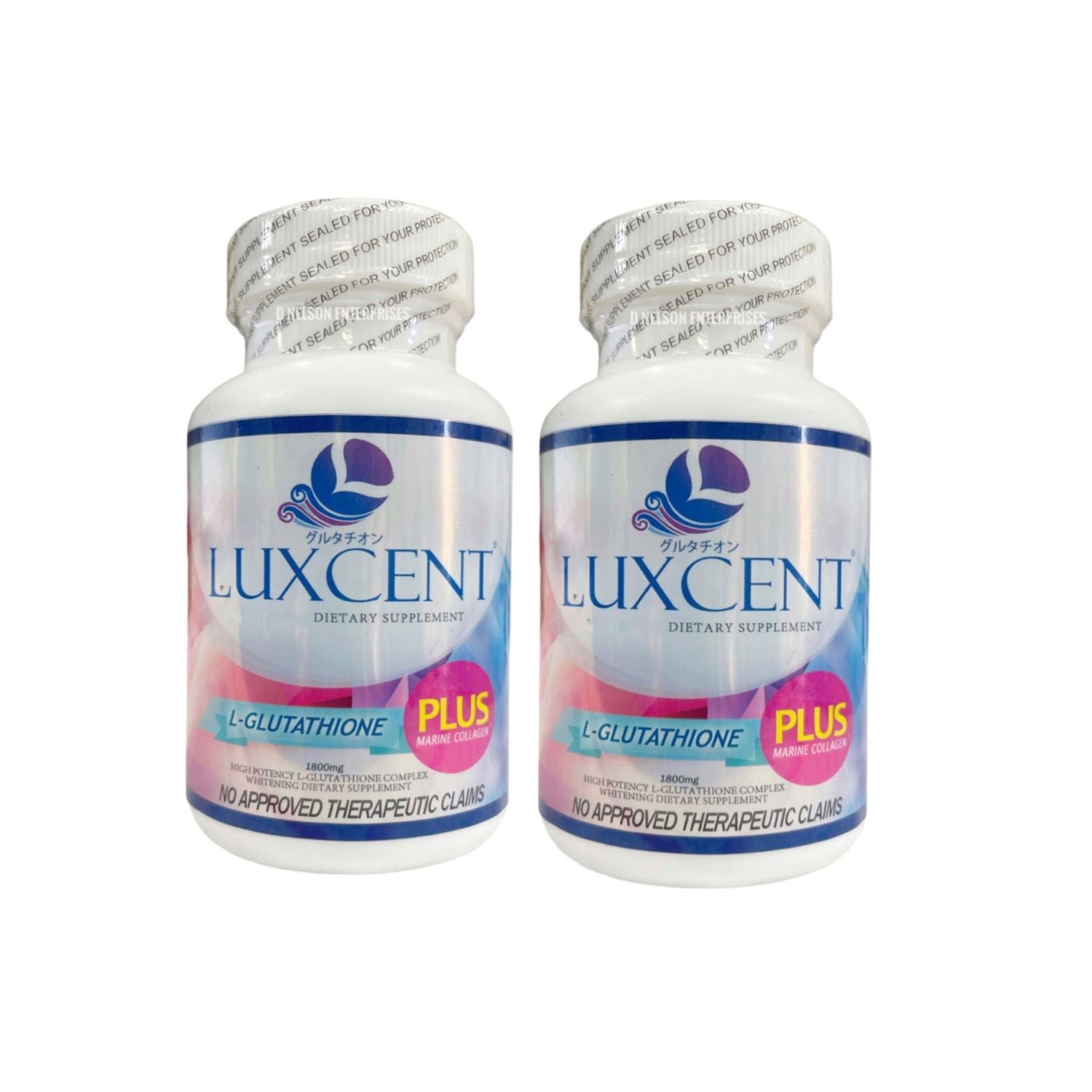 Luxcent Glutathione Whitening Capsules with Marine Collagen D Nelson Enterprises Luxcent Glutathione Whitening Capsules with Marine Collagen D Nelson Enterprises