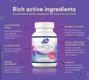 Luxcent Glutathione Plus Capsules with Marine Collagen - 1800mg