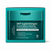 Luxe Organix 24/7 Supercharged Clarifying Serum Pads with Heartleaf Water and Refreshing Skin Care Texture