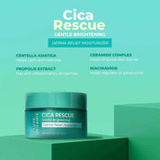 LUXE ORGANIX Cica Rescue Gentle Brightening Derma Relief Moisturizer 50g