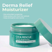 LUXE ORGANIX Cica Rescue Gentle Brightening Derma Relief Moisturizer 50g