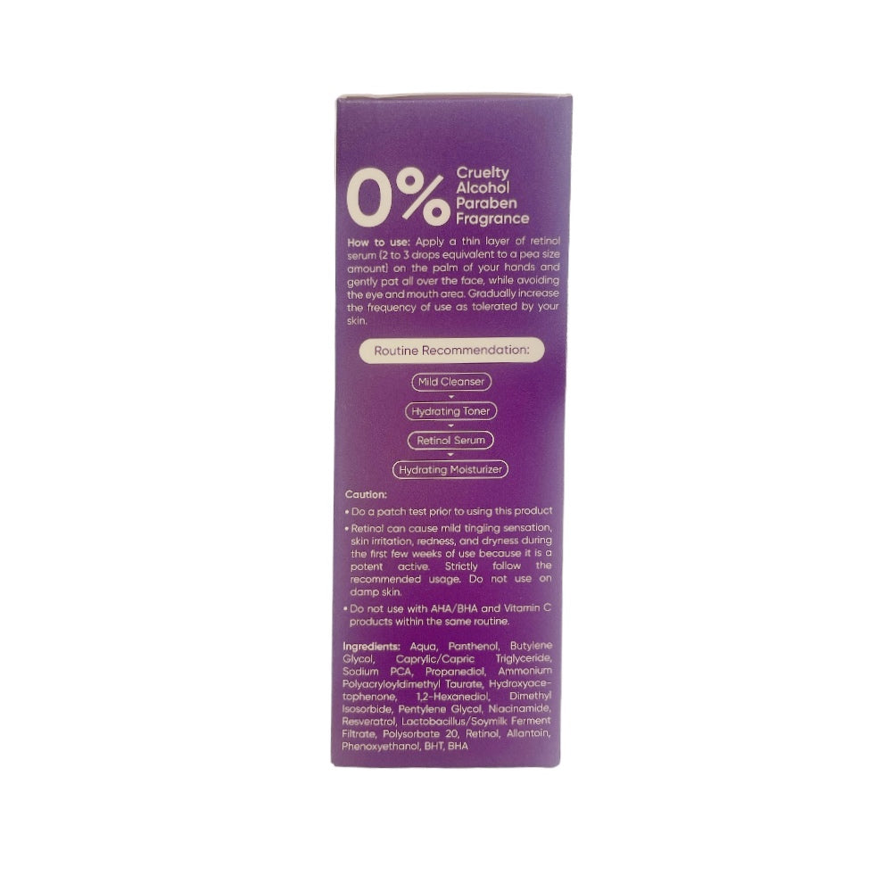 Luxe Organix Clinical Pro Retinol Radiance Overnight Botox Lift Serum 30ml for soft morning skin

