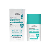 Luxe Organix Cloud Matte Soft Blurring Mineral Serum Sunscreen SPF50+ PA++++ lightweight dry touch formula with oil control finish