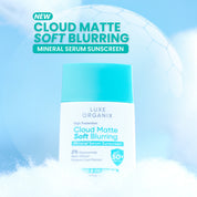 Luxe Organix Cloud Matte Soft Blurring Mineral Serum Sunscreen SPF50+ PA++++ enriched with beta glucan for hydration support