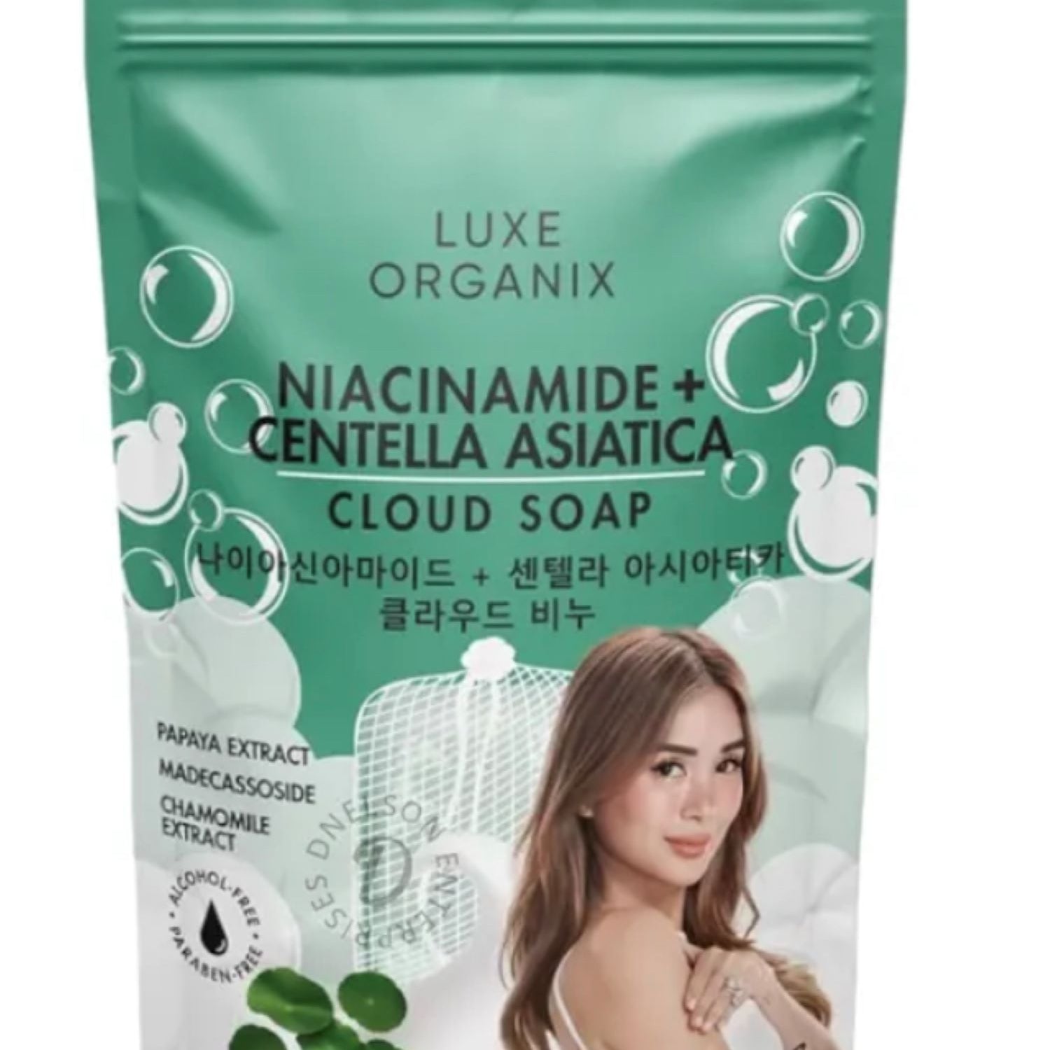 Luxe Organix Niacinamide + Centella Asiatica Cloud Soap 180g