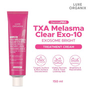 Luxe Organix DermaPRO TXA Melasma Clear treatment cream for daily skin care