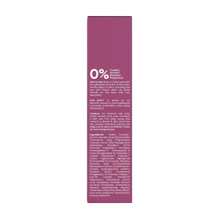 Luxe Organix exfoliating toner supports clearer and refined skin texture